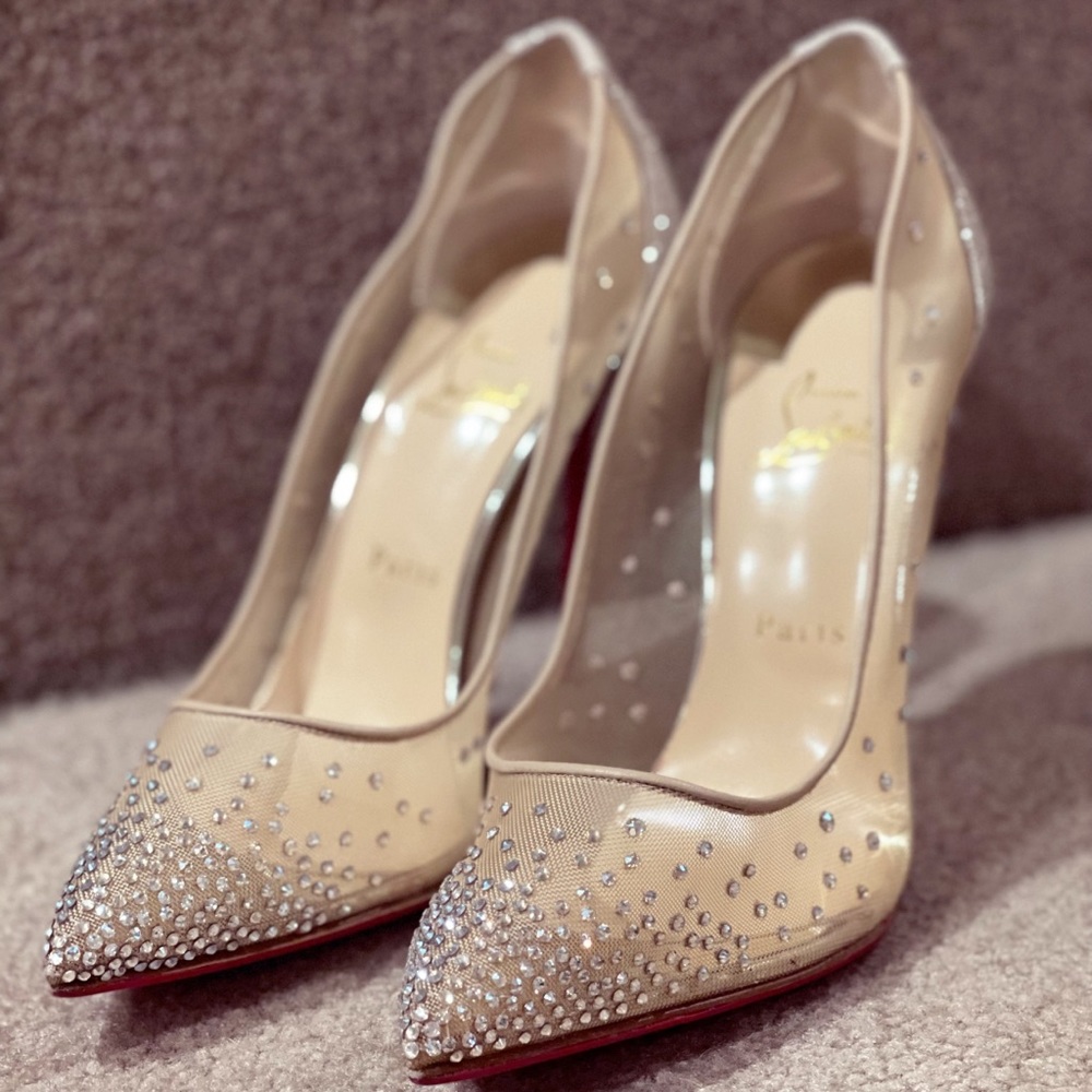 Christian Louboutin Follies Strass Heels